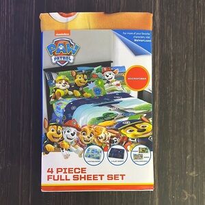 Nickelodeon Paw Patrol Colorful 4-Piece Sheet Set